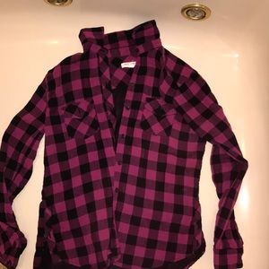 Long sleeve flannel button up